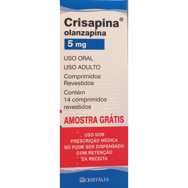 Crisapina - Olanzapina 5mg - 14 Cápsulas